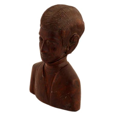 Male Scholar Statue In Fine Wood