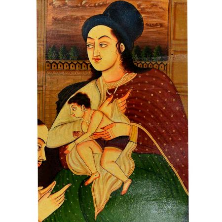 Handmade Multicolored Canvas Painting