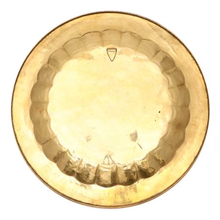 Beautiful Mughal Style Decor Plate In Brass