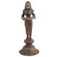 Handcrafted Black Brass Pavai Vilaku Statue Oil Lamp