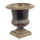 Handmade Antique Brown Brass Urn Planter Pot