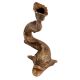 Handmade Golden Brass Fish Sculpture Candle Holder