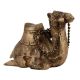 Handmade Stone Brown Brass Camel Statue