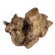 Handmade Stone Brown Brass Camel Statue
