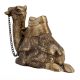 Handmade Brown  Sitting Camel Statue