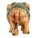 Elephant Hand-painted Trunk Up For Living Room Decor
