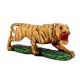 Tiger Hand-painted On Green Painted Base