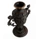 Handmade Antique Brass Urn or Flower Vase With Intricate Design And Handles