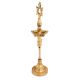 Handmade Golden Brass Oil Lamp South Indian Inauguration Lamp