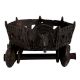 Handmade Brass Bullock  Cart With Four Wheels
