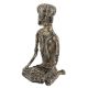 Man Drummer Statue In Antique Brass