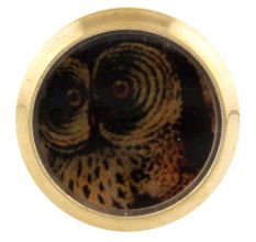 Multicolor Owl Wheel Flat Metal Cabinet Knobs