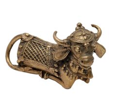 Embellished Decorative Nandi Bull For Prosperity And Happiness