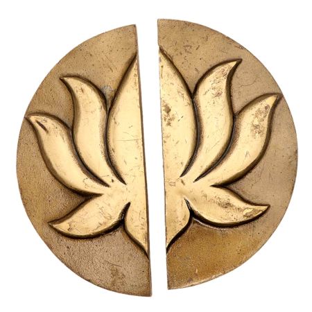 Embellished Decorative Lotus Door Handle