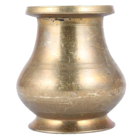 Handmade Antique Brass South Indian Water Pot