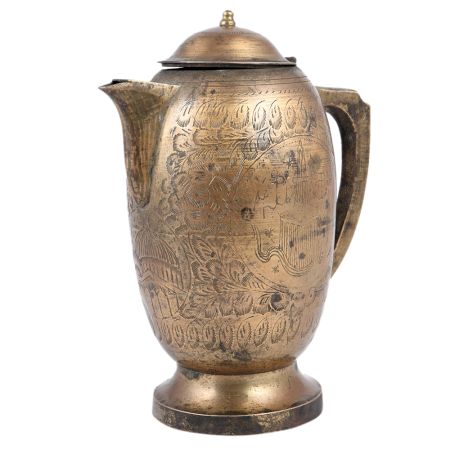 Vintage Collectable Engraved Jug For Household Decor