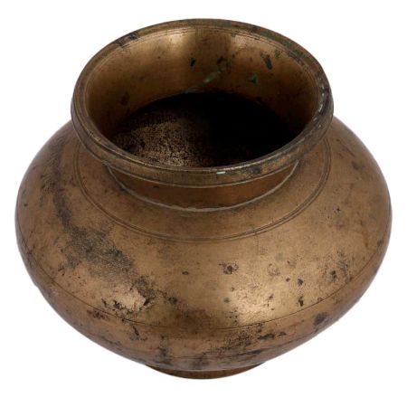 Handmade Old Indian Holy Water Pot