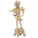 Handmade Brass Angel Cherub Figurine Playing Violin