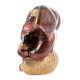 Handmade Brown And Golden Brass Decorative Ganesha Statue