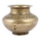 Handmade Tanned Golden Brass Poja Lota Or Water Pot