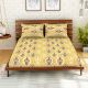 Yellow Spaces 104 TC Cotton Double Bed Sheet with 2 Pillow Covers