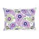 Spaces 104 TC Purple Cotton Double Bed Sheet with 2 Pillow Covers