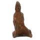 Handmade Brown Tarnished Brass Sitting Indian Sage Statue