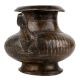 Handmade Brown Brass Water Pot with Spout