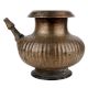 Handmade Discolored Black Brass Pot Abhishek Patra