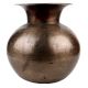 Handmade Dark Finish Brass kalash Pot