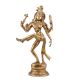 Handmade Golden Brass Ardhanarishvara Half Shiva And Parvati Dancing Statue