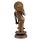 Handmade Brown Brass Indian Goddess Statue In Blessing Pose