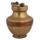 Hand Crafted Brass Ganga Jamuna Kamandal Oil Pot