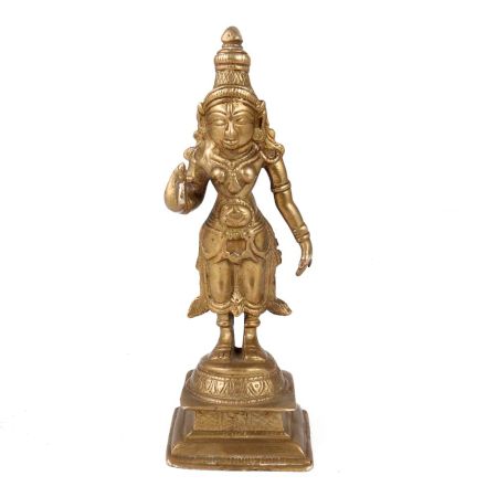 Brass Statue Of India Devi Parvati