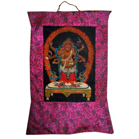 Thangka Panting of Six Arm Mahakala