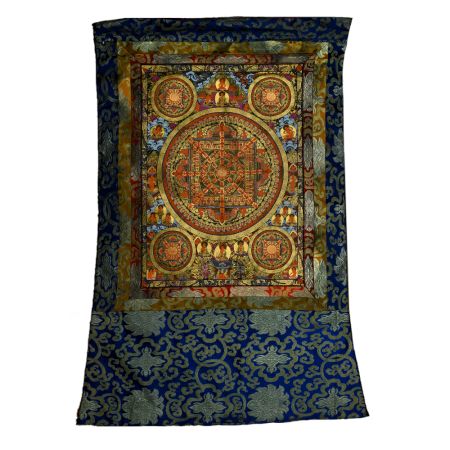 Round Mandala Tibetan Thangka Painting