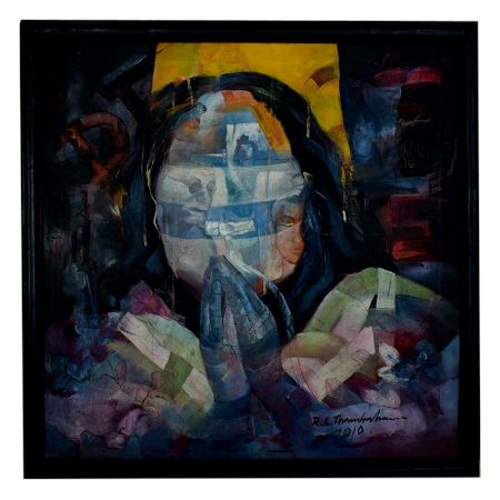 Abstract Oil PaintingÂ On Canvas