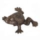Handmade Black Brass Frog Paper weight Showpiece
