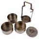 Three Tier Brass Lunch Tiffin Box