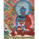 Tibetan Thangka Painting Of Buddha of Medicine