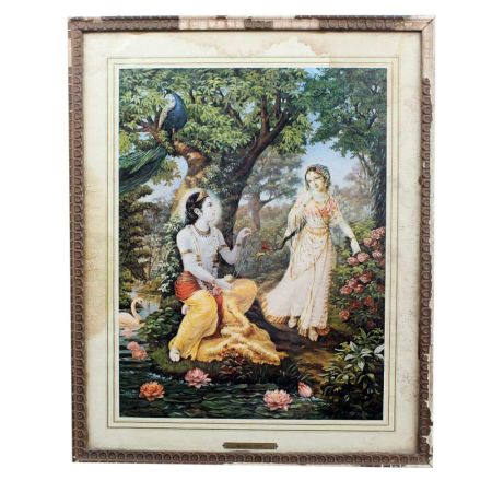 Radha Krishna  Painting On Canvas
