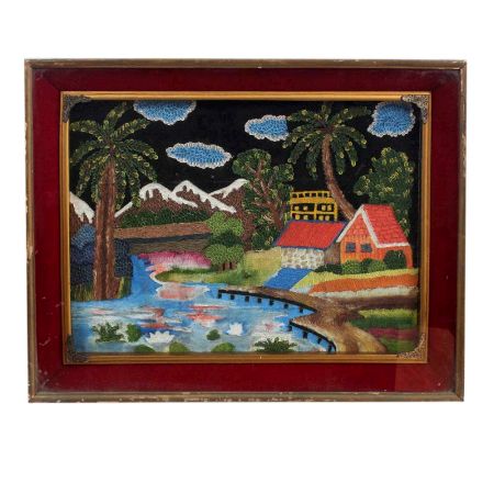 Oil Painting Of Nature Landscape On Canvas