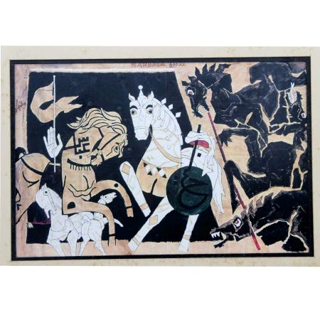 The Battle of KarbalaÂ Framed Art Print