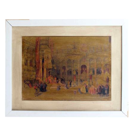 Oil Painting Framed English Men And Women