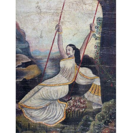 Mohini or The Temptress On Swing Painting