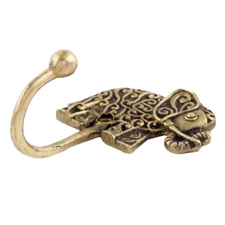 Brass Single Elephant Hook