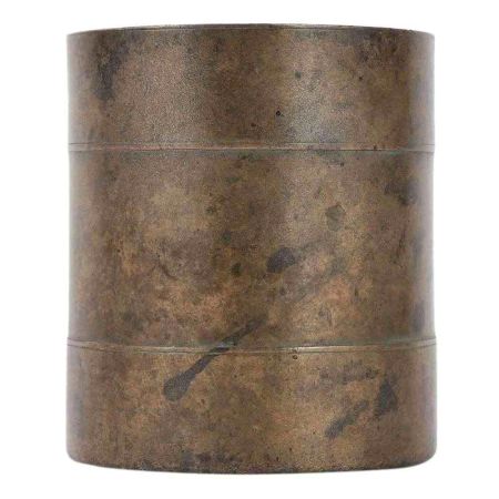 Brass Rice Measuring Pot Padi With Patina