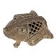 Brass Frog Dhokra Art Incense Holder