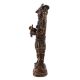Brass Tribal Musician Statue