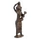 Brass Tribal Mother With Statue
